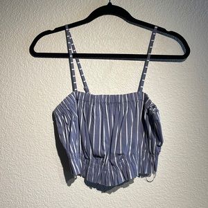 urban outfitters - striped crop top